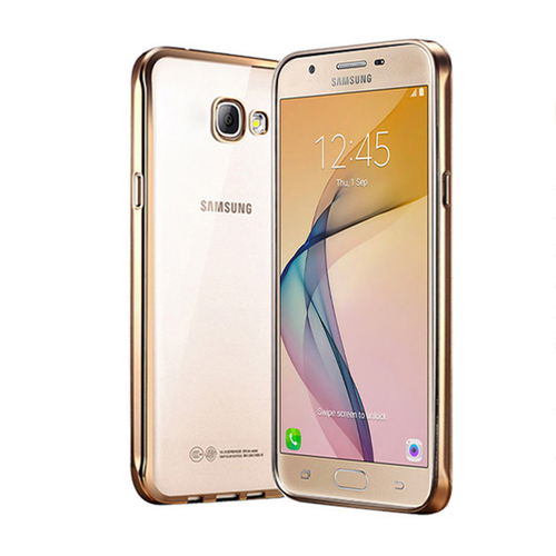 Microsonic Samsung Galaxy J7 Prime 2 Kılıf Flexi Delux Gold