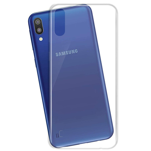 Microsonic Samsung Galaxy M10 Kılıf Transparent Soft Beyaz