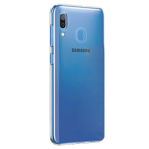 Microsonic Samsung Galaxy M10s Kılıf Transparent Soft Beyaz