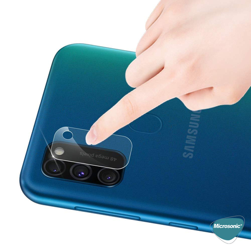 Microsonic Samsung Galaxy M21 Kamera Lens Koruma Camı