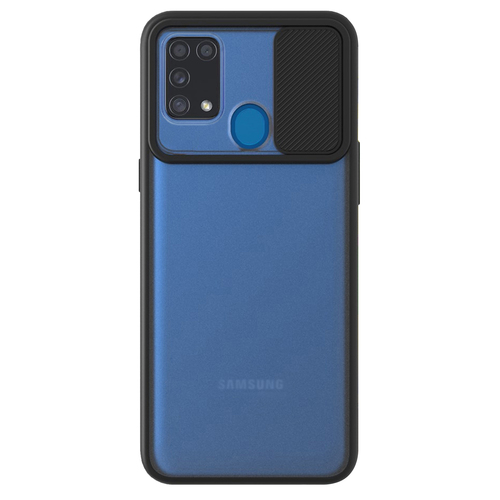 Microsonic Samsung Galaxy M31 Kılıf Slide Camera Lens Protection Siyah