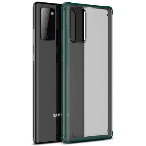 Microsonic Samsung Galaxy Note 20 Kılıf Frosted Frame Yeşil