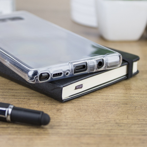 Microsonic Samsung Galaxy Note 8 Kılıf 6 tarafı tam full koruma 360 Clear Soft Şeffaf