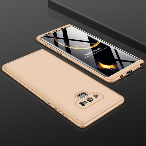 Microsonic Samsung Galaxy Note 9 Kılıf Double Dip 360 Protective Gold