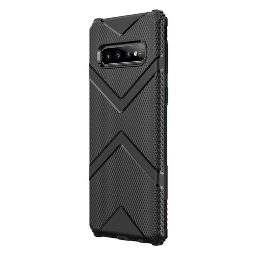 Microsonic Samsung Galaxy S10 Kılıf Diamond Shield Siyah