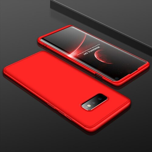 Microsonic Samsung Galaxy S10e Kılıf Double Dip 360 Protective Kırmızı