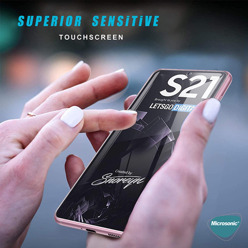 Microsonic Samsung Galaxy S21 Tempered Glass Cam Ekran Koruyucu