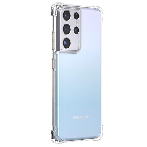 Microsonic Samsung Galaxy S21 Ultra Kılıf Shock Absorbing Şeffaf