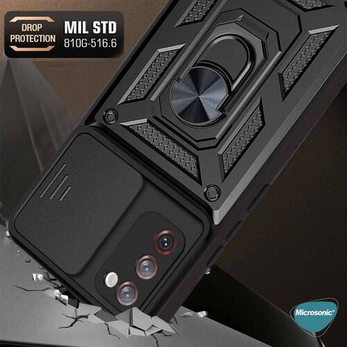 Microsonic Samsung Galaxy S22 Kılıf Impact Resistant Siyah