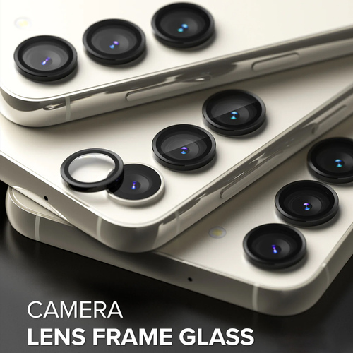 Microsonic Samsung Galaxy S23 FE Tekli Kamera Lens Koruma Camı Mavi