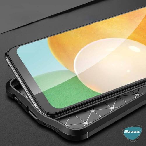 Microsonic Samsung Galaxy S23 Kılıf Deri Dokulu Silikon Lacivert