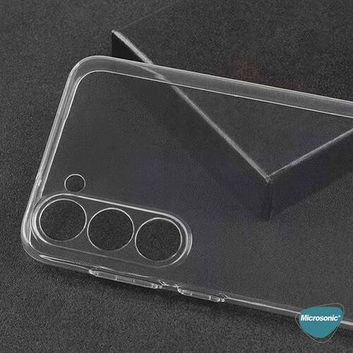 Microsonic Samsung Galaxy S23 Kılıf Transparent Soft Şeffaf