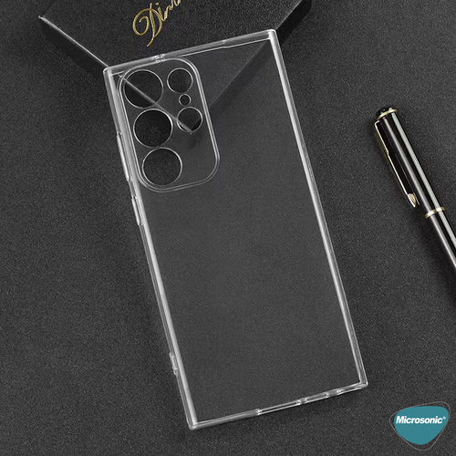 Microsonic Samsung Galaxy S24 Ultra Kılıf Transparent Soft Şeffaf