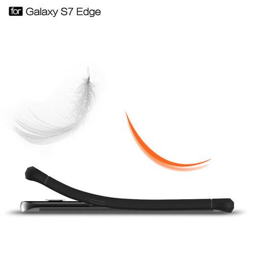 Microsonic Samsung Galaxy S7 Edge Kılıf Room Silikon Siyah
