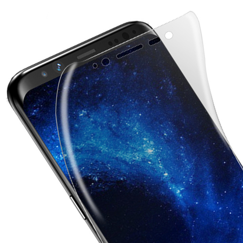 Microsonic Samsung Galaxy S8 Kavisler Dahil Tam Ekran Kaplayıcı Şeffaf Koruyucu Film