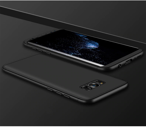 Microsonic Samsung Galaxy S8 Kılıf Double Dip 360 Protective Siyah