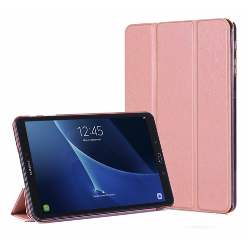 Microsonic Samsung Galaxy Tab A 10.1'' T580 Smart Case ve arka Kılıf Rose Gold