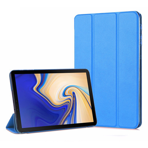 Microsonic Samsung Galaxy Tab A 10.5'' T590 Smart Case ve arka Kılıf Mavi