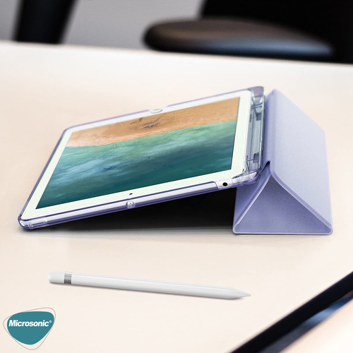 Microsonic Samsung Galaxy Tab A9 Plus Kılıf Origami Pencil Lila