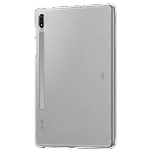 Microsonic Samsung Galaxy Tab S7 T870 Kılıf Transparent Soft Beyaz