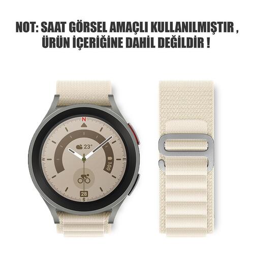 Microsonic Samsung Galaxy Watch 4 40mm Kordon Alpine Loop Bej