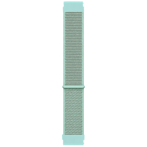 Microsonic Samsung Galaxy Watch 4 44mm Hasırlı Kordon Woven Sport Loop Mint Yeşili