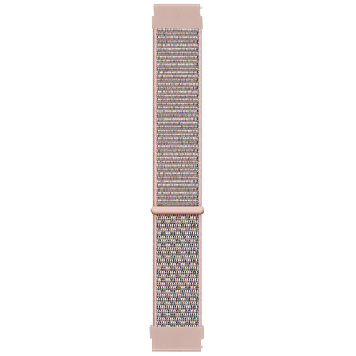 Microsonic Samsung Galaxy Watch 4 Classic 46mm Hasırlı Kordon Woven Sport Loop Rose Gold