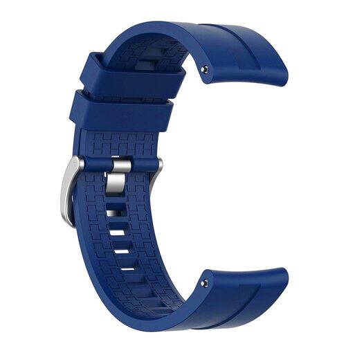 Microsonic Samsung Galaxy Watch 46mm Kordon, Silicone RapidBands Lacivert