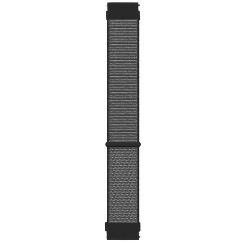 Microsonic Samsung Galaxy Watch 5 44mm Hasırlı Kordon Woven Sport Loop Gri