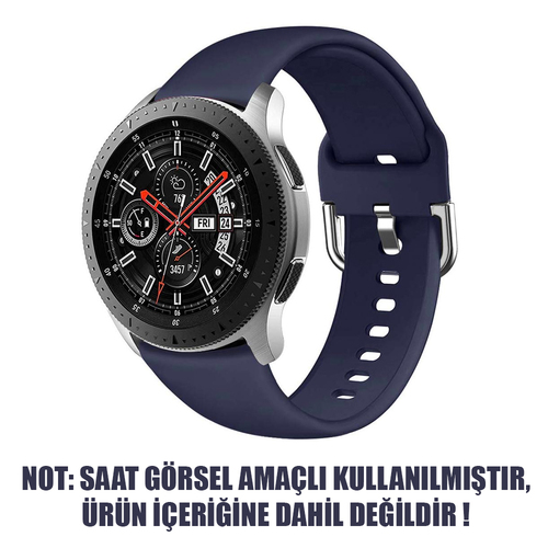Microsonic Samsung Galaxy Watch Active Silikon Kordon Lacivert
