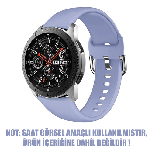 Microsonic Samsung Galaxy Watch Active Silikon Kordon Lila