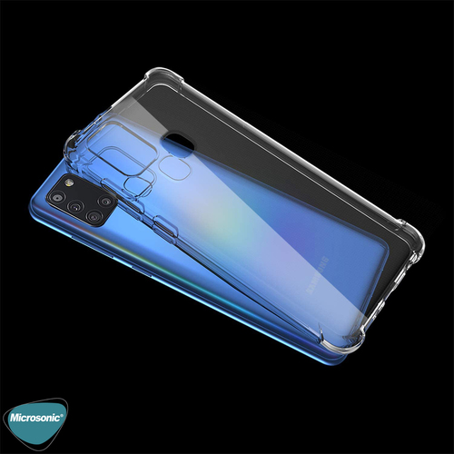 Microsonic Shock Absorbing Kılıf Samsung Galaxy A21s Şeffaf