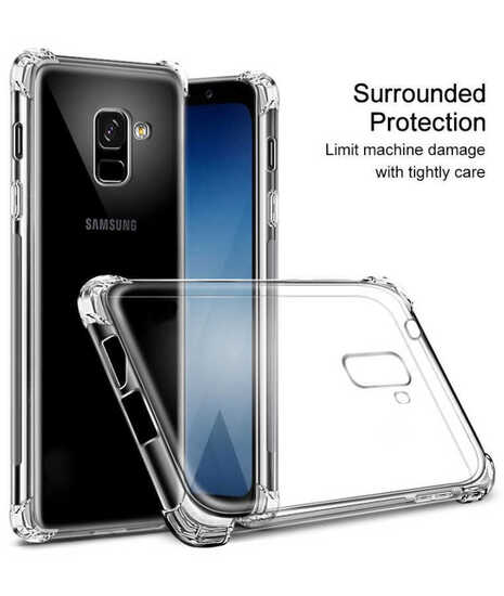 Microsonic Shock-Absorbing Kılıf Samsung Galaxy A8 2018 Şeffaf