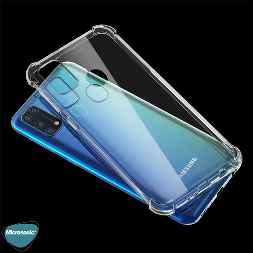 Microsonic Shock Absorbing Kılıf Samsung Galaxy M31 Şeffaf