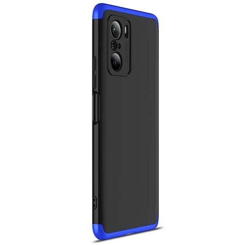 Microsonic Xiaomi Mi 11i Kılıf Double Dip 360 Protective Siyah Mavi