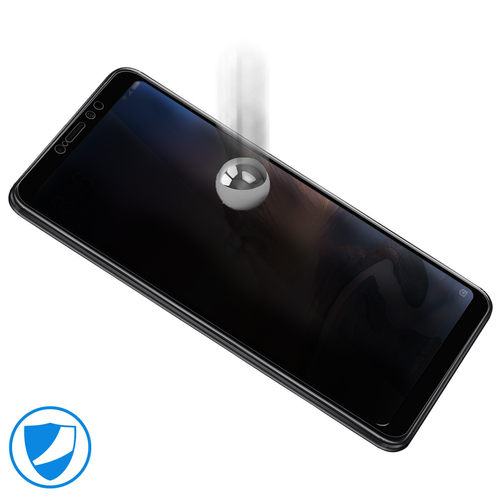 Microsonic Xiaomi Mi Max 3 Privacy 5D Gizlilik Filtreli Cam Ekran Koruyucu Siyah