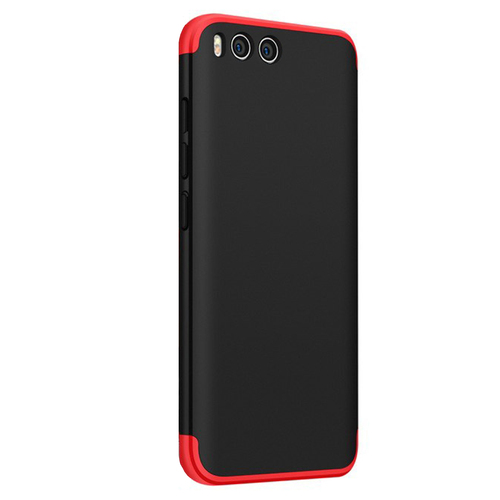 Microsonic Xiaomi Mi Note 3 Kılıf Double Dip 360 Protective Siyah Kırmızı