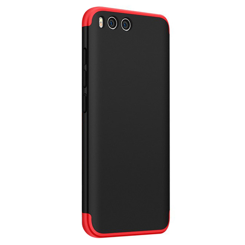 Microsonic Xiaomi Mi6 Kılıf Double Dip 360 Protective Siyah Kırmızı