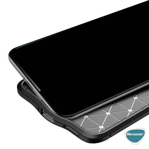 Microsonic Xiaomi Poco M5 Kılıf Deri Dokulu Silikon Lacivert