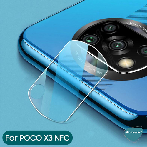 Microsonic Xiaomi Poco X3 Pro Kamera Lens Koruma Camı