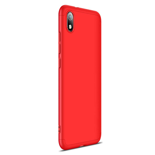 Microsonic Xiaomi Redmi 7A Kılıf Double Dip 360 Protective Kırmızı