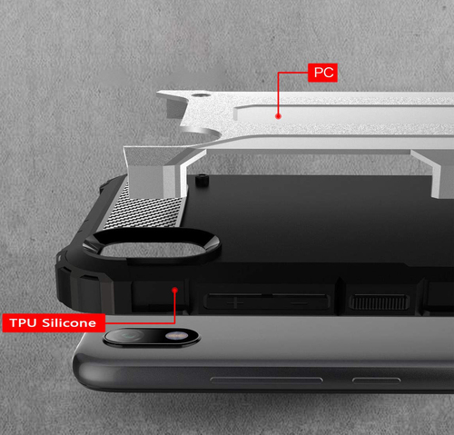 Microsonic Xiaomi Redmi 7A Kılıf Rugged Armor Gold
