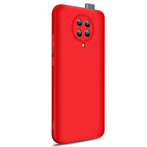 Microsonic Xiaomi Redmi K30 Pro Kılıf Double Dip 360 Protective Kırmızı