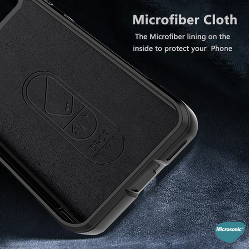 Microsonic Xiaomi Redmi Note 12 Pro Kılıf Oslo Prime Siyah