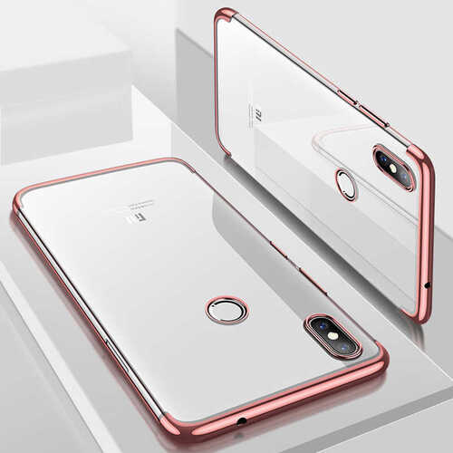Microsonic Xiaomi Redmi Note 5 Kılıf Skyfall Transparent Clear Rose Gold