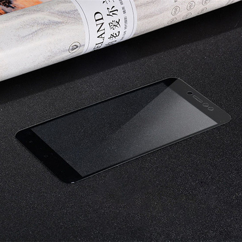 Microsonic Xiaomi Redmi Note 5A Tam Kaplayan Temperli Cam Ekran koruyucu Kırılmaz Film Siyah