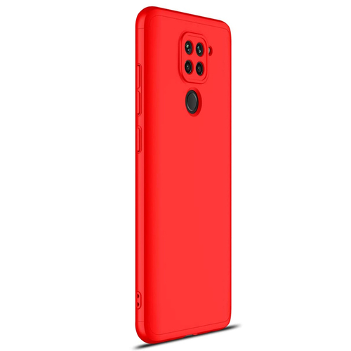 Microsonic Xiaomi Redmi Note 9 Kılıf Double Dip 360 Protective Kırmızı