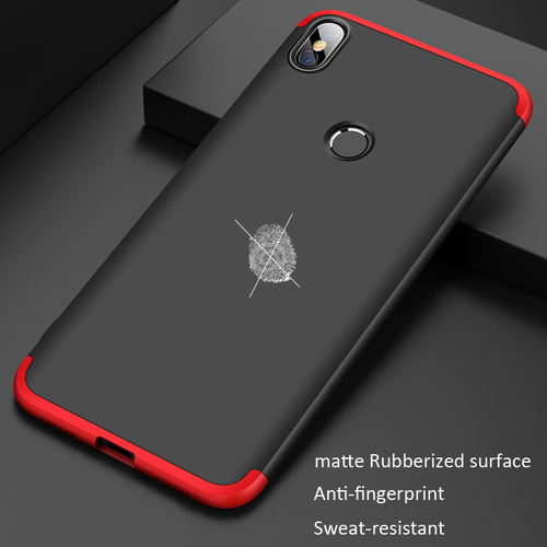 Microsonic Xiaomi Redmi S2 Kılıf Double Dip 360 Protective Siyah