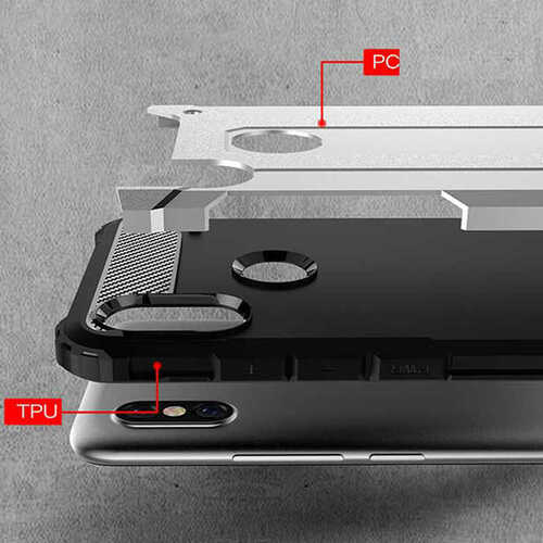 Microsonic Xiaomi Redmi S2 Kılıf Rugged Armor Gold