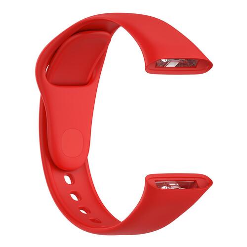 Microsonic Xiaomi Redmi Watch 3 Kordon, Silicone Sport Band Kırmızı